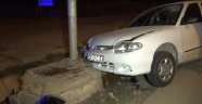 Kırıkkale'de sürat kaza getirdi: 2 yaralı