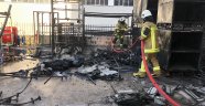 Koltuk fabrikasında korkutan yangın
