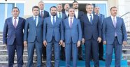 Komşu illerden Başkan Şerifoğulları'na ziyaret