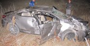 Kontrolden çıkan otomobil baraja uçtu: 5 yaralı