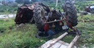 Kontrolden çıkan traktör can aldı