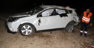 Konya'da otomobil tarlaya devrildi: 4 yaralı