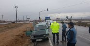 Konya'da 4 araçlı zincirleme trafik kazası