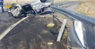 Konya'da otomobil attı: 1 ölü, 7 yaralı