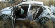 Konya'da otomobil takla attı: 8 yaralı