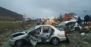 Kula'da 6 araçlı zincirleme trafik kazası: 2 yaralı