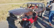 Kula'da trafik kazası: 2 yaralı