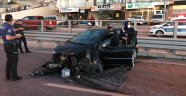 Kuşadası'nda polis memuru kaza yaptı