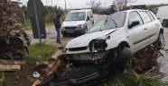 Kuşadası'nda trafik kazası; 1 yaralı