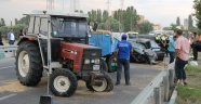Kütahya'da otomobil ile traktör çarpıştı: 3 yaralı