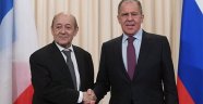 Lavrov, Fransız mevkidaşı Janom-Ivom Le Drianom ile bir araya geldi