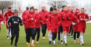 Lider Sivasspor'da neşeli idman