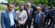 Madene İnmek İsteyen CHP Heyetine Barikat Engeli