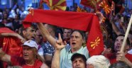 Makedonya'da 'isim sorunu' protesto edildi