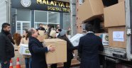 Malatya Barosu'ndan deprem bölgesine 2 tır yardım