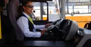 Malatya Belediye Otobüsünde ilk Bayan Şoför