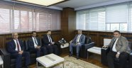 Malatya Büyükşehir Belediyesi Daire Başkanları Başkan Çelik'i ziyaret etti