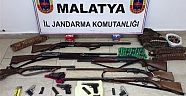 Malatya'da 10 Adet Ruhsatsız Silah Ele Geçirildi.