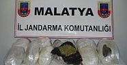 Malatya'da 15 kilo esrar yakalandı