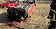 Malatya'da otomobil takla attı: 3 yaralı
