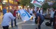 Malatya'da İsrail Bayrağı Yakıldı