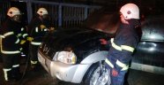 Malatya'da sahur vakti araç kundaklandı