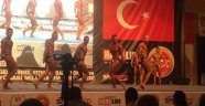 Malatyalı sporcu vücut geliştirmede dördüncülük elde etti