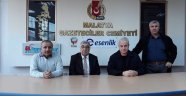 Malatyalılar derneklerinden Gazeteciler Cemiyetine ziyaret