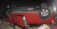 Malkara'da otomobil takla attı: 2 yaralı