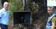 Manavgat'ta patlayan elektrik panosu orman yangınına sebep oldu