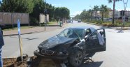 Manavgat'ta trafik kazası: 3 yaralı