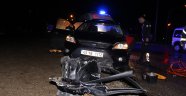 Manisa'da iki araç kafa kafaya çarpıştı: 1 yaralı