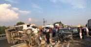 Mardin'de trafik kazası: 1 ölü başsavcı ile birlikte 9 yaralı