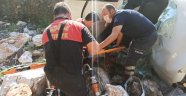 Marmaris'te otomobil dereye uçtu: 4 yaralı
