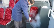 MOTAŞ araçları dezenfekte ediliyor