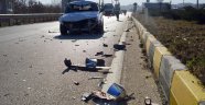 Motosiklet ile otomobil çarpıştı: 1 ölü, 1 yaralı