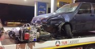 Motosiklet ile otomobil çarpıştı: 1 ölü 1 yaralı
