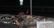 Motosiklet sürücüsünün talihsiz ölümü