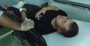 Motosikletin lastiği patladı: 1 yaralı