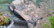 Munzur çayına otomobil uçtu: 1 ölü, 3 yaralı