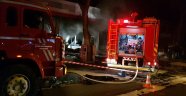 Nazilli'de lastik satış mağazasında korkutan yangın
