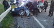 Nurdağı'nda kaza: 2 yaralı