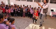 Öğrenciler Hacivat ve Karagöz ile eğlendi