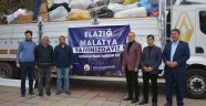Ortaca'dan Malatya ve Elazığ'a yardım tırı yola çıktı