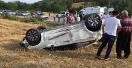 Osmaniye'de otomobil takla attı: 5 yaralı