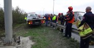 Otobanda kaza: 1 ağır yaralı