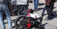 Otomobil ile motosiklet çarpıştı: 1 Yaralı