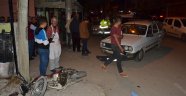 Otomobil ile motosiklet çarpıştı: 1 yaralı