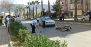 Otomobil ile motosiklet çarpıştı: 2 yaralı