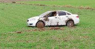 Otomobil tarlaya yuvarlandı: 2 Yaralı